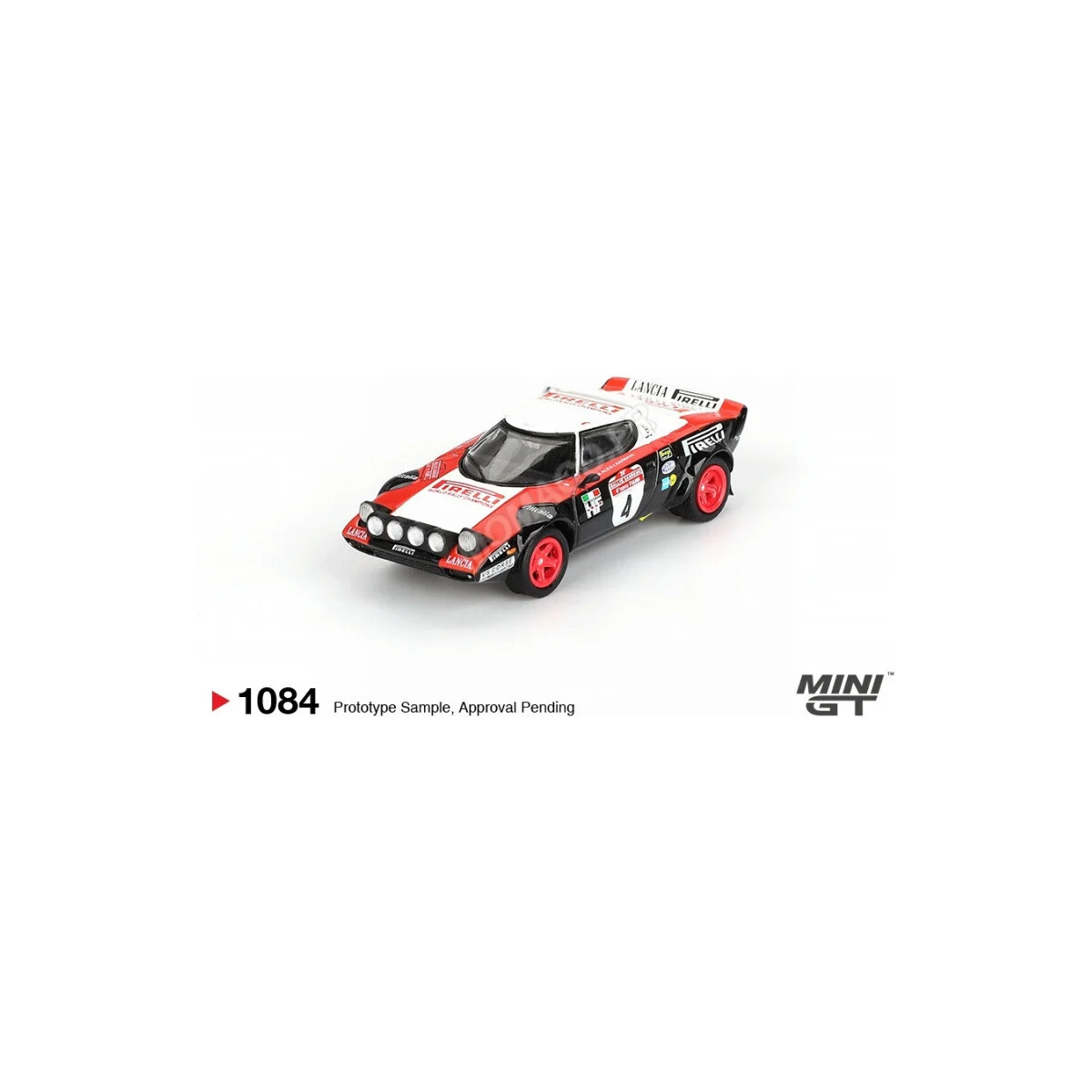 Lancia stratos 4 alen/kivimaki rallye sanremo 1978 1st (lhd) Die cast - MINI GT