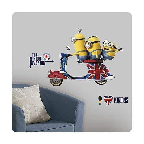 Minions The Movie Peel and Stick Giant Wall Decal - Roommates