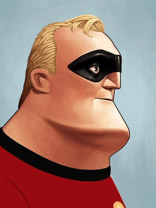 Mr. Incredible Portrait - Mike Mitchell