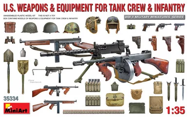 1/35 U.S. Weapons & Equipment for Tank Crew & Infantry - MIA35334