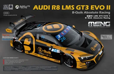 MNGCS011 1:24 Meng Audi R8 LMS GT3 EVO II 'B-Quik Absolute Racing'