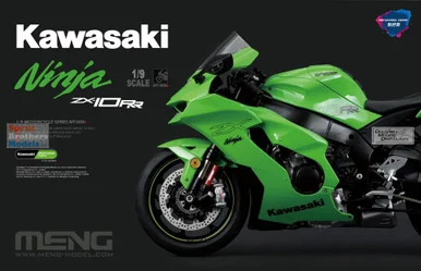 MNGMT008S 1:9 Meng Kawasaki Ninja ZX-10RR Motorcycle [Pre-Colored Edition]
