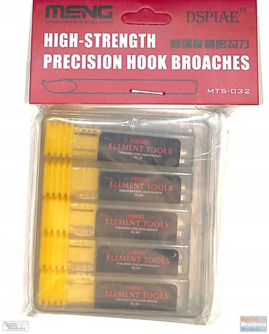 MNGMTS032 Meng High-Strength Precision Hook Broaches (Scribing Tips/Chisels)