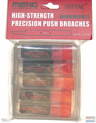 MNGMTS033 Meng High-Strength Precision Push Broaches (Scribing Tips/Chisels)