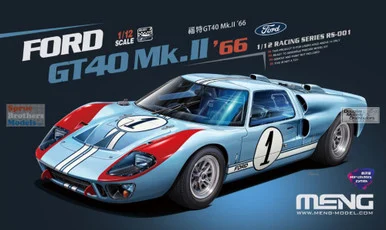 MNGRS001 1:12 Meng Ford GT40 Mk.II '66 [Pre-Colored Edition]