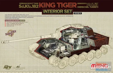 MNGSPS037 1:35 Meng Sd.Kfz.182 King Tiger (Henschel) Interior Set (MNG kit)