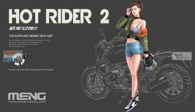 MNGSPS087 1:9 Meng Hot Rider Figure 2 [unfinished/unpainted]