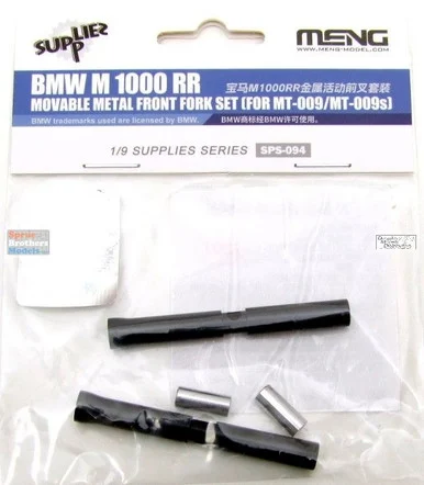MNGSPS094 1:9 Meng Kawasaki BMW M 1000 RR Movable Metal Front Fork Set (MNG Kit)