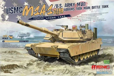 MNGTS032 1:35 Meng USMC/US Army M1A1 Abrams AIM Abrams TUSK Main Battle Tank