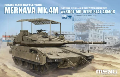MNGTS056 1:35 Meng Merkava Mk.4M with Roof-Mounted Slat Armor