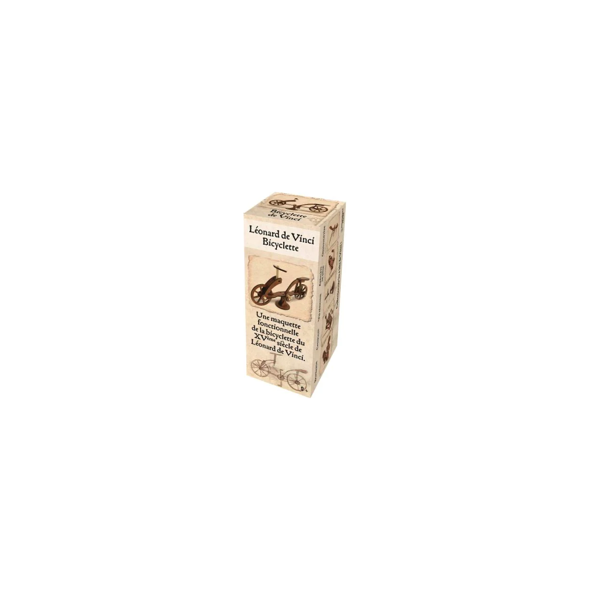 Leonardo da Vinci wooden bicycle (18x6x10 cm) Puzzle - MNS