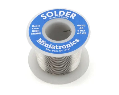 Miniatronics 10-640-04 Rosin Core Solder 60/40 (4oz)