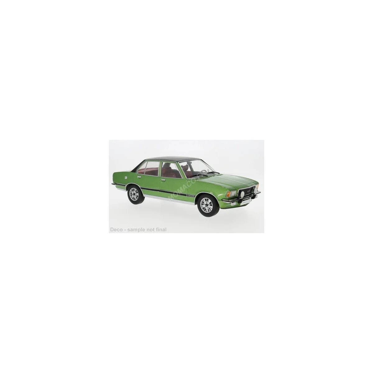 1972 Opel Commodore B Green Die cast - MODEL CAR GROUP