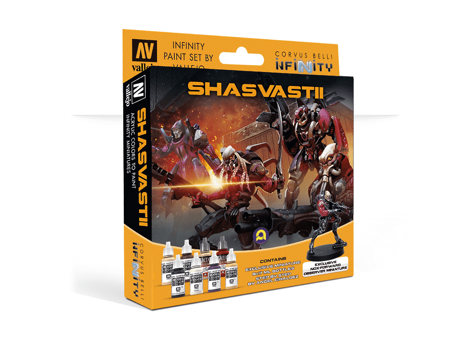 Infinity Shasvastii Model Color Paint Set - Vallejo