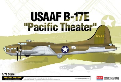 Academy Models 12533 B-17E USAAF Pacific Theater 1/72 Scale Model Kit