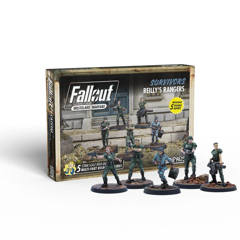 Modiphius 32mm Fallout: Wasteland Warfare – Survivors: Reilly’s Rangers – CAPITAL Collection