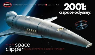 Moebius 2001 Space Clipper Orion 1:160