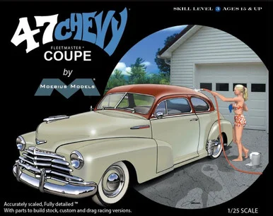 Moebius Models 2302 1947 Chevrolet Fleetmaster Coupe 1/25 Scale Model Kit