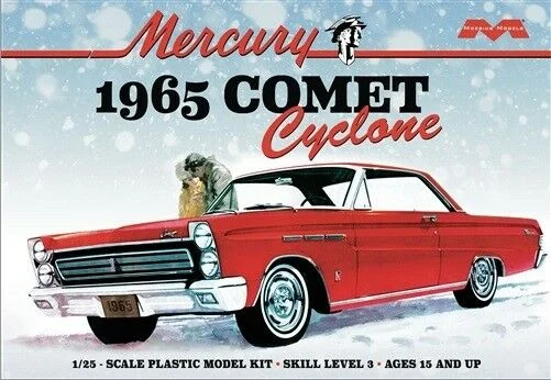 Moebius Models 1965 Mercury Comet Cyclone 1:25 Scale Plastic Model Kit