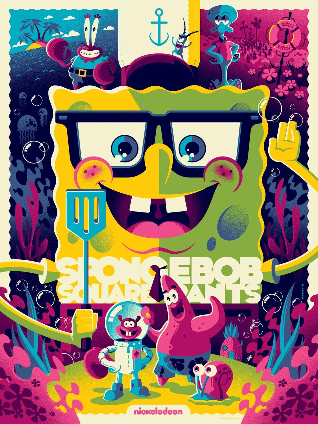 Spongebob Squarepants (Variant) - Tom Whalen