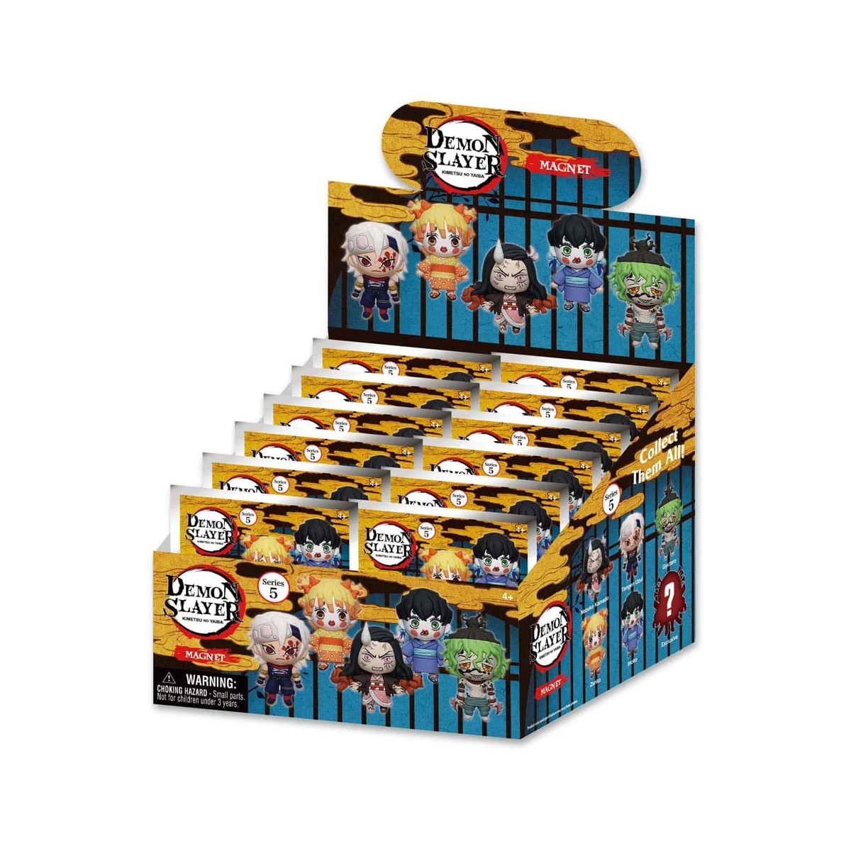 Demon Slayer Blind pack magnets Series 5 Display (12) - Monogram
