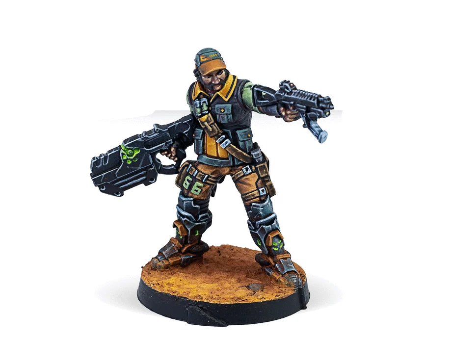 Infinity NA2 Monstruckers (Submachine Gun) Miniature Game Figure - Corvus Belli