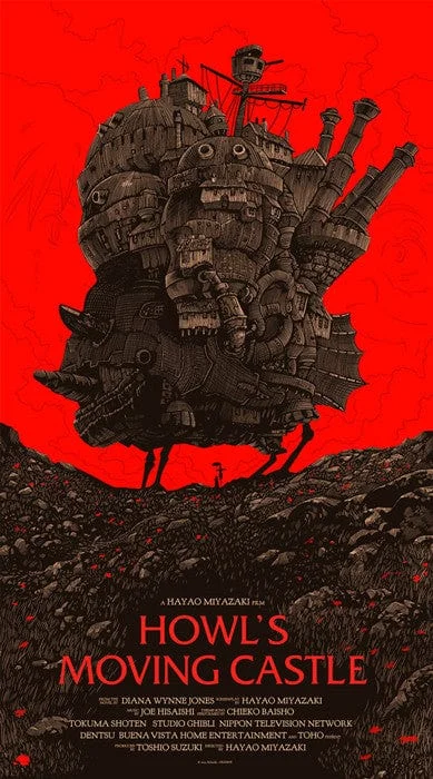 Howl's Moving Castle - Olly Moss