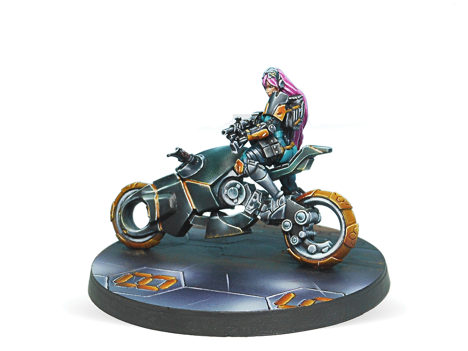 Infinity NA2 Motorized Bounty Hunter (Boarding Shotgun) Miniature Game Figure - Corvus Belli