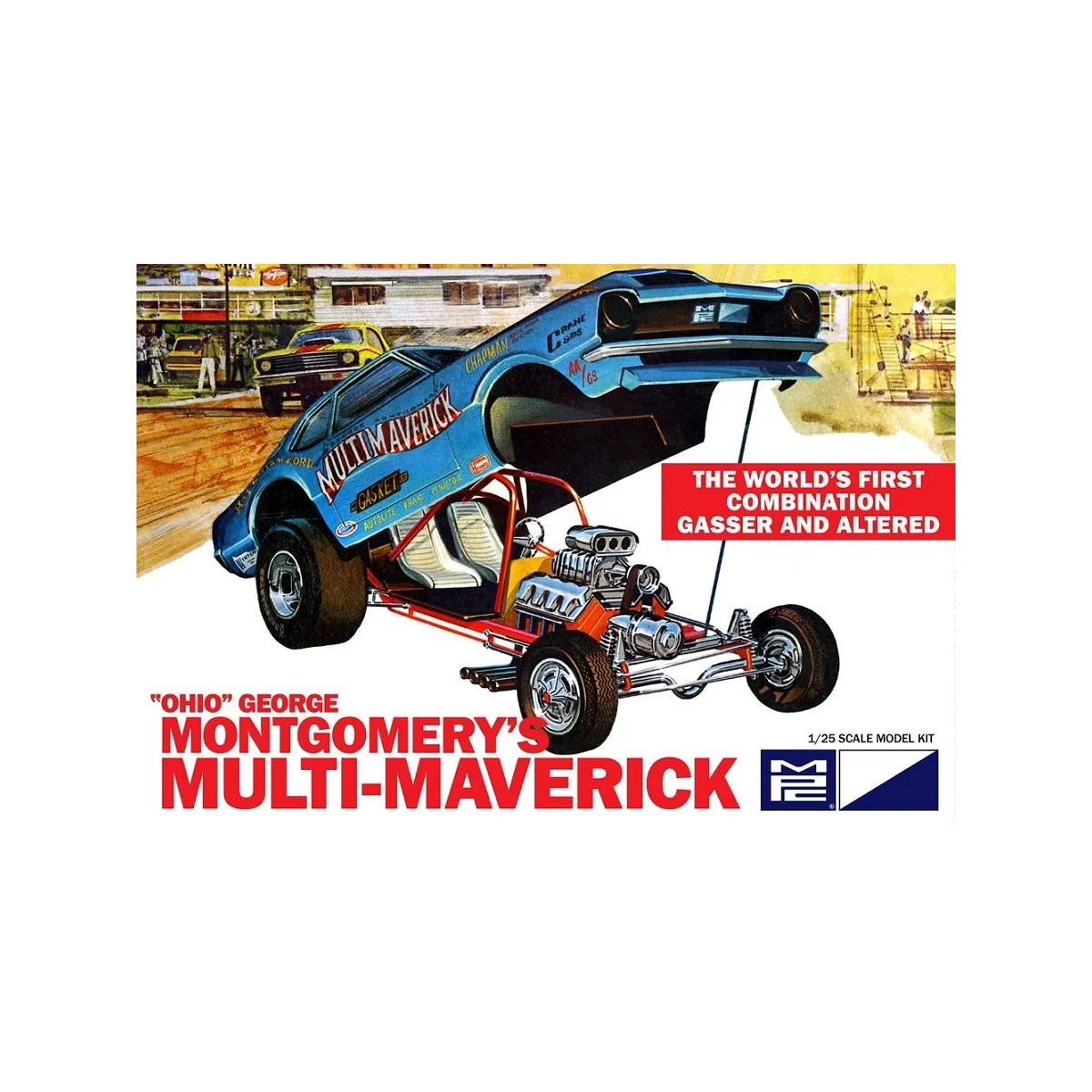 Multi maverick funny car Model kit - MPC