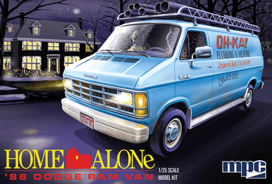 1/25 MPC 1986 Dodge Ram Van Home Alone Oh-Kay Plumbing - PREORDER