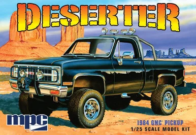 1/25 MPC 1984 GMC Deserter Pickup Truck (White)