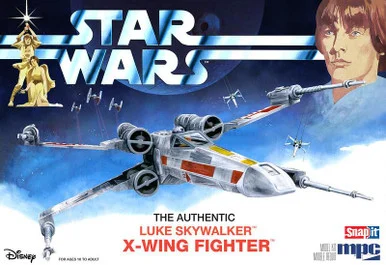 1/63 MPC Star Wars A New Hope: X-Wing Fighter (Snap)
