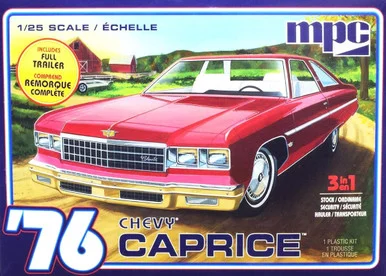 1/25 MPC 1976 Chevy Caprice (3 in 1) w/Trailer