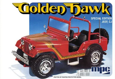 1/25 MPC 1981 Jeep CJ5 Golden Hawk Plastic Model Kit