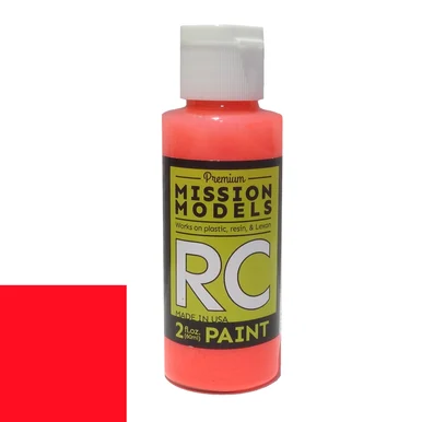 Mission Models RC046 RC Fluorescent Racing Red 2oz