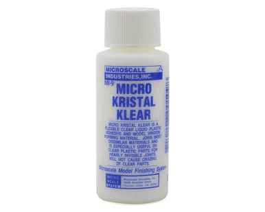 Microscale MI-9 Micro Kristal Klear Clear Liquid Plastic Adhesive (1oz)