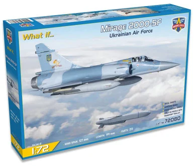 1/72 Modelsvit Mirage 2000-5F (Ukraine A.F.) SCALP missile Plastic Model Kit