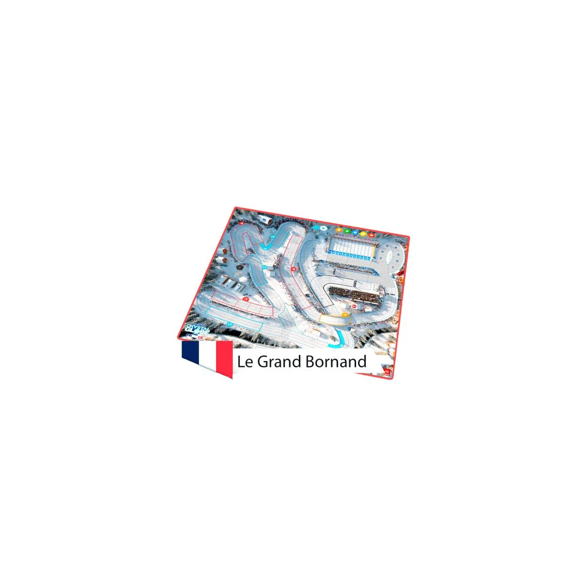 BIATHLON CRYSTAL GLOBE Double-track 3D Le Grand-Bornand FR