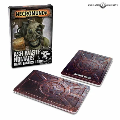 GW300-94 NECROMUNDA ASH WASTE NOMADS GANG TACTICS CARDS