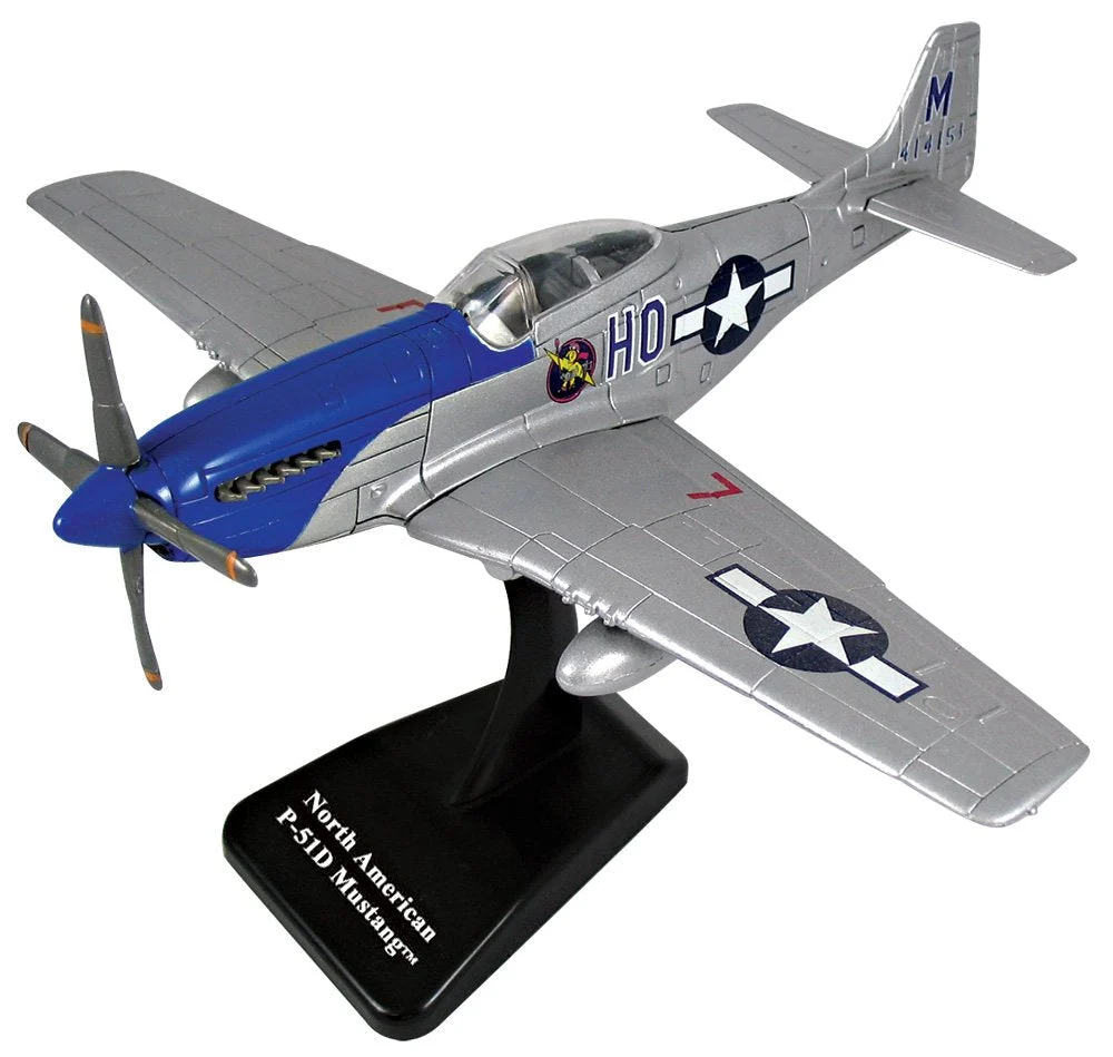 New Ray P-51D Mustang Snap & Screw Model Kit – 1/48 Scale – 352nd Fighter Group “HO”