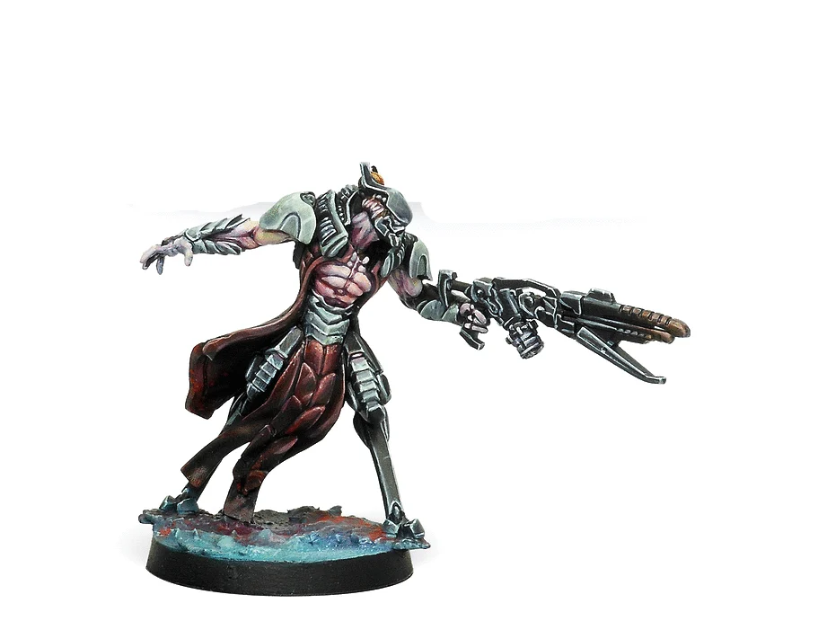 Infinity Combined Army Nexus Operatives (Hacker) Miniature Game Figure - Corvus Belli