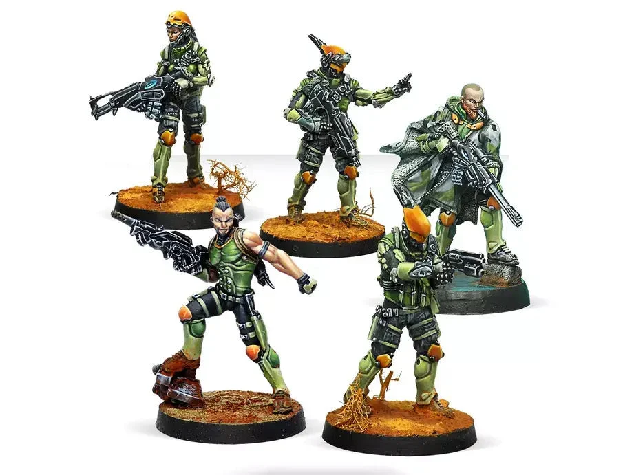 Infinity NA2 Druze Shock Teams 28mm Metal Miniatures - Corvus Belli