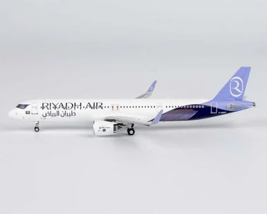 Riyadh Air A321XLR F-WWBZ former XLR prototype painted in "Riyadh Air" livery for the upcoming Paris Air Show 13137 Scale 1:400