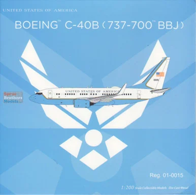 NGM05016 1:200 NG Model US Air Force C-40B (737-700 BBJ) Reg #01-0015 (pre-painted/pre-built)