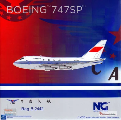 NGM07018 1:400 NG Model CAAC B747SP Reg #B-2442 (pre-painted/pre-built)