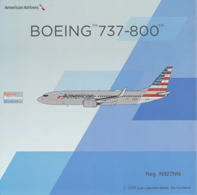 NGM08051 1:200 NG Model American Airlines B737-800 Reg #N927NN (pre-painted/pre-built)