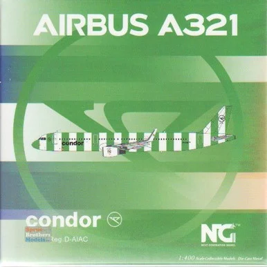 NGM13045 1:400 NG Model Condor Airbus A321 Reg #D-AIAC 'Island' (pre-painted/pre-built)