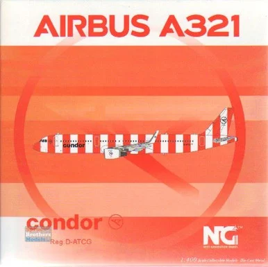 NGM13046 1:400 NG Model Condor Airbus A321 Reg #D-ATCG 'Passion' (pre-painted/pre-built)