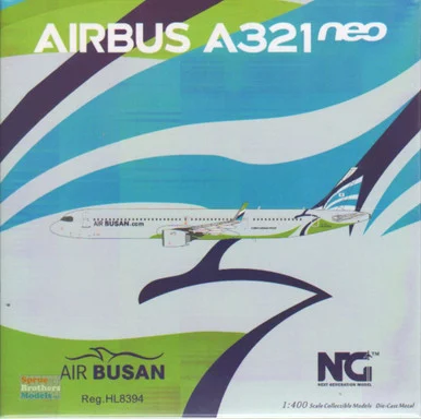NGM13060 1:400 NG Model Air Busan Airbus A321neo Reg #HL8394 (pre-painted/pre-built)