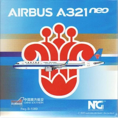 NGM13066 1:400 NG Model China Southern Airbus A321neo Reg #B-1089 (pre-painted/pre-built)